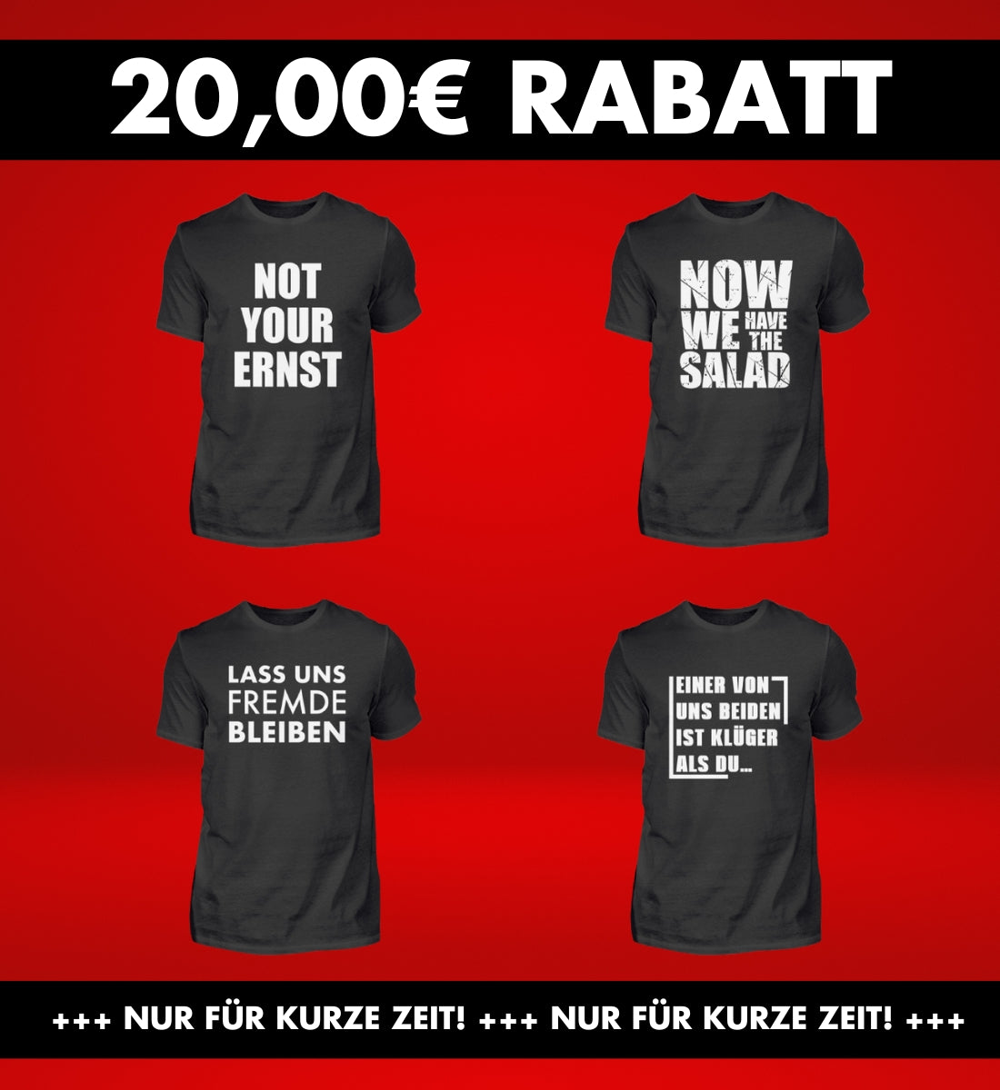 HERREN T-SHIRT BESTSELLER BUNDLE - Dufte Kluft