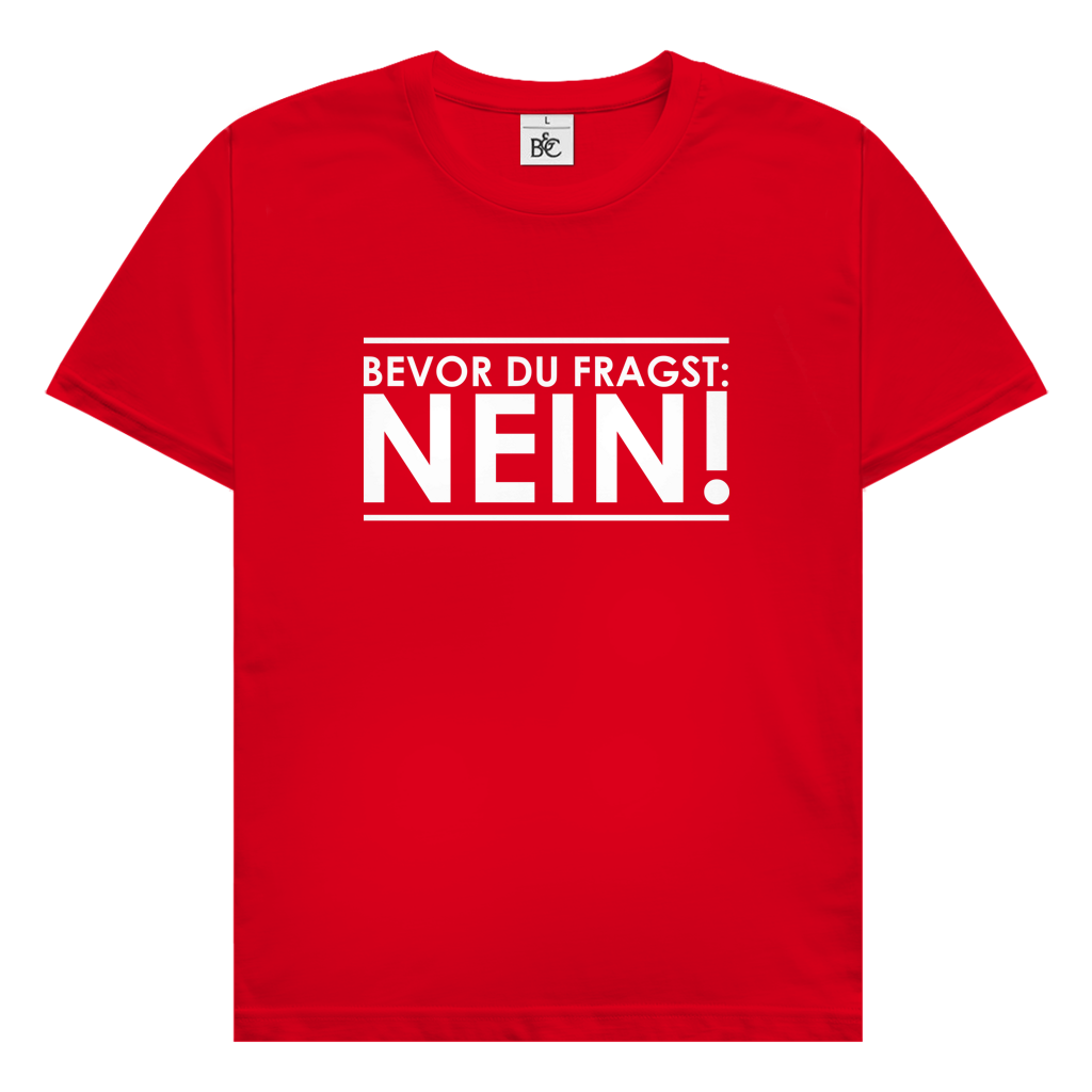 Herren T-Shirt BEVOR DU FRAGST - Dufte Kluft