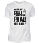 MANN MIT GRILL - HERREN T-SHIRT