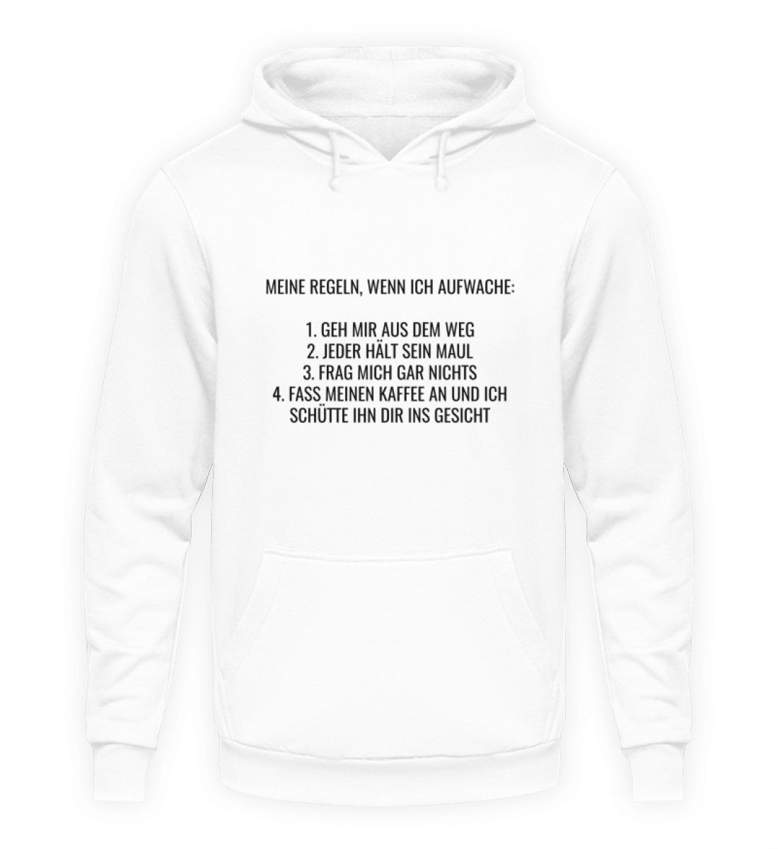 MEINE REGELN - HOODIE - Dufte Kluft