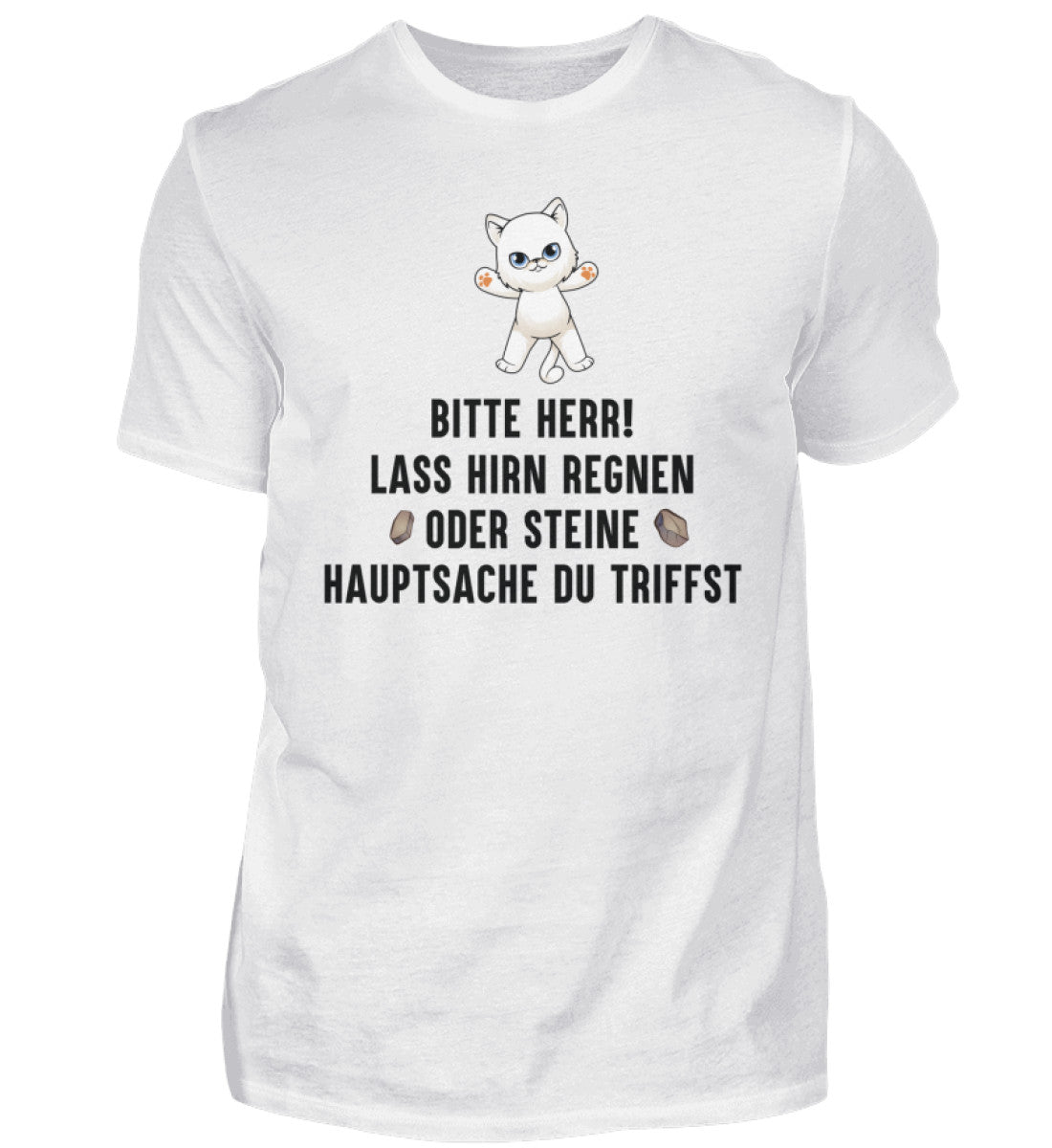 LASS HIRN REGNEN - HERREN T-SHIRT - Dufte Kluft