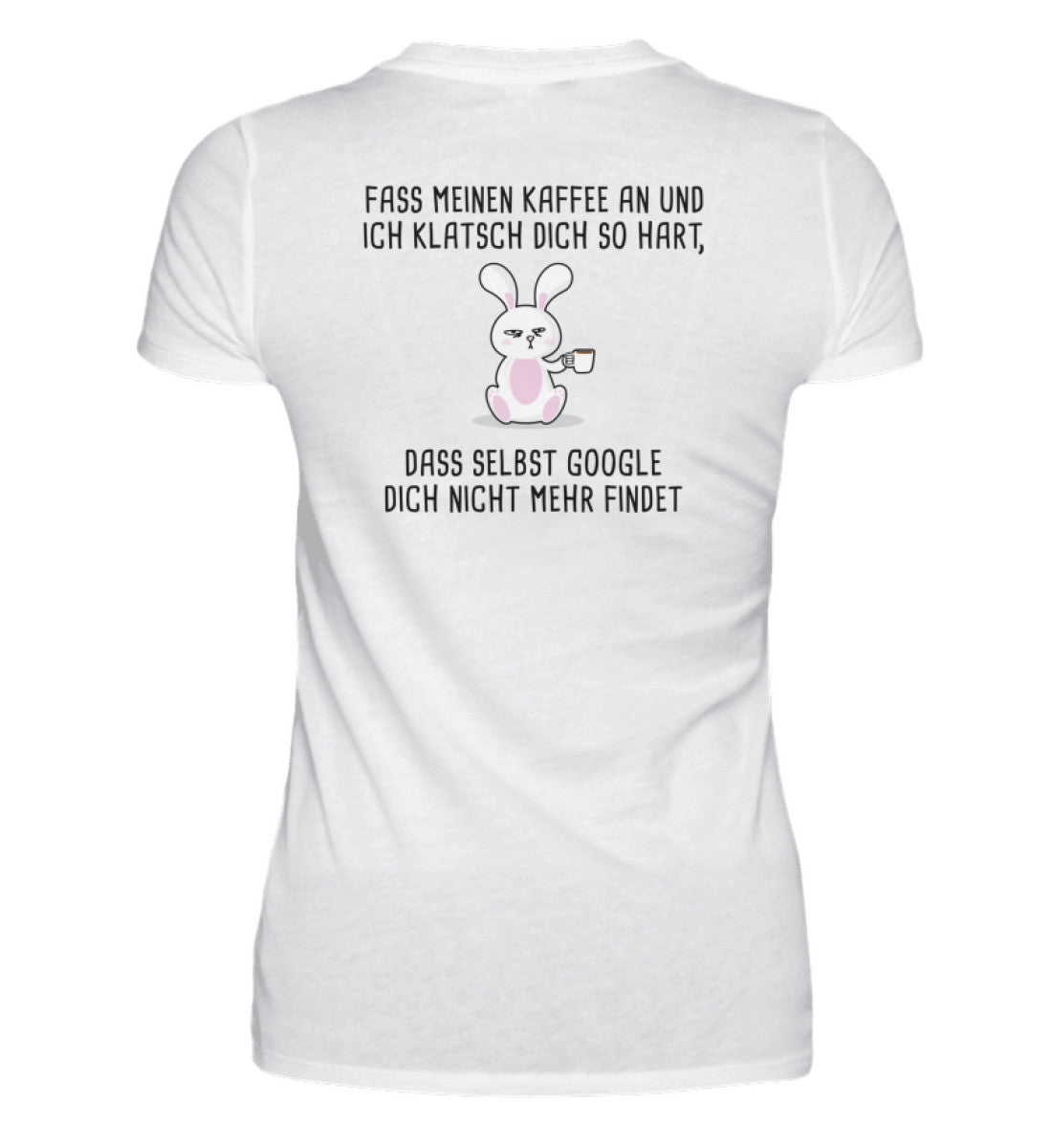 KAFFEE - BACKPRINT DAMEN T-SHIRT