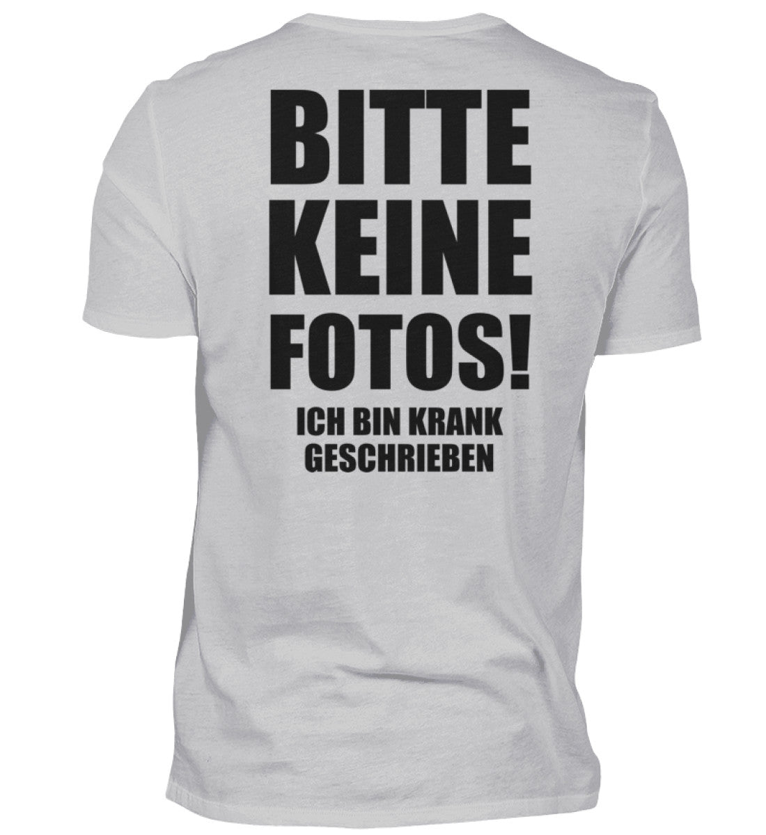 BITTE KEINE FOTOS - BACKPRINT HERREN T-SHIRT - Dufte Kluft