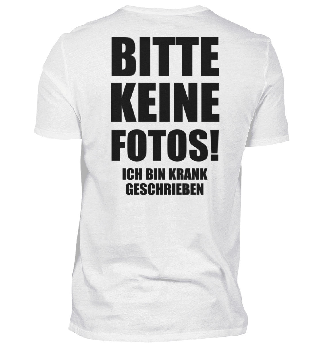 BITTE KEINE FOTOS - BACKPRINT HERREN T-SHIRT - Dufte Kluft