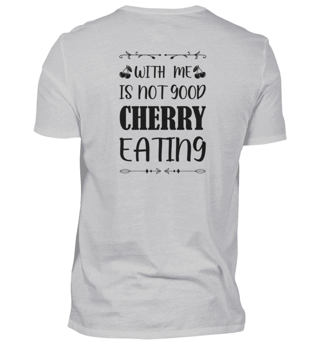 CHERRY EATING - BACKPRINT HERREN T-SHIRT - Dufte Kluft