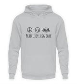 PEACE, JOY, EGG CAKE - HOODIE