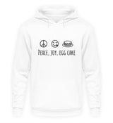 PEACE, JOY, EGG CAKE - HOODIE