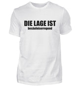 DIE LAGE IST BESÄUFNISERREGEND - HERREN T-SHIRT - Dufte Kluft