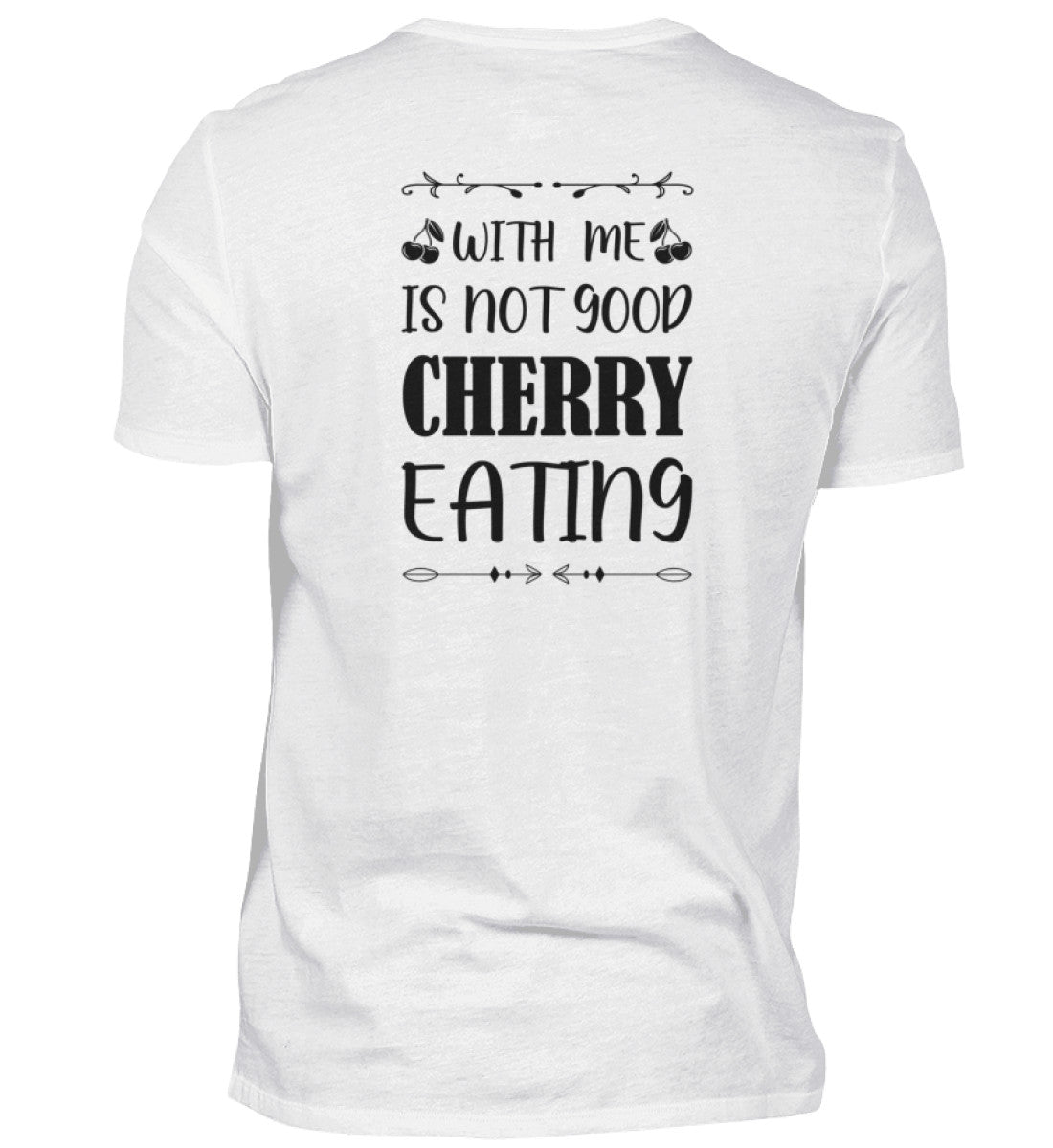 CHERRY EATING - BACKPRINT HERREN T-SHIRT - Dufte Kluft
