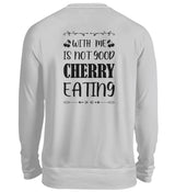 CHERRY EATING - BACKPRINT SWEATSHIRT