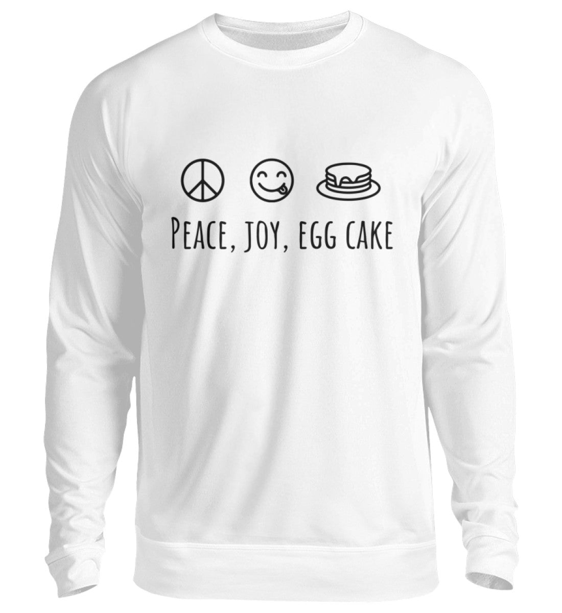 PEACE, JOY, EGG CAKE - SWEATSHIRT - Dufte Kluft