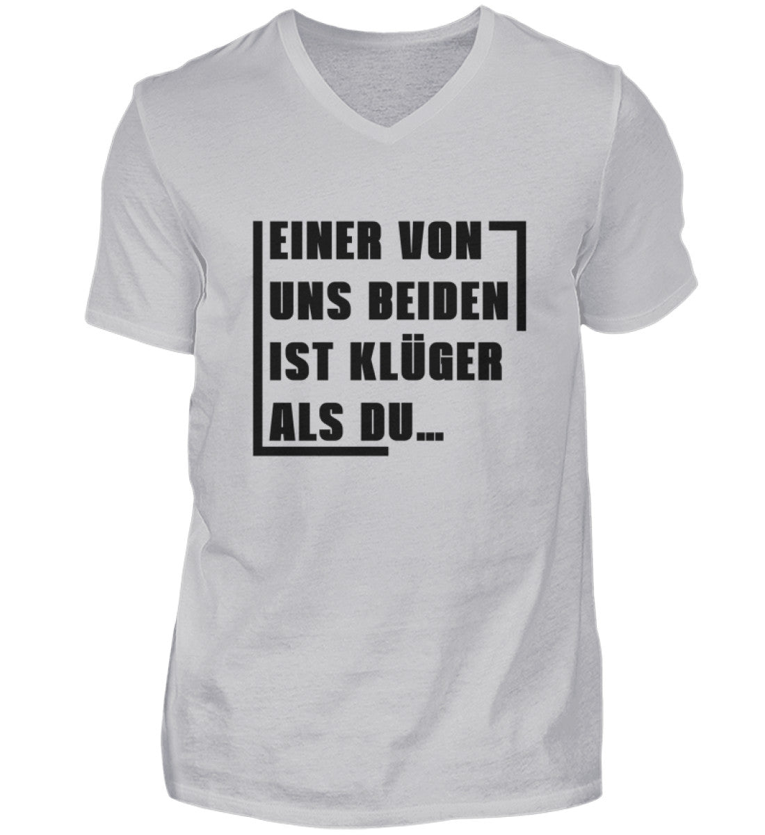 EINER VON UNS BEIDEN - HERREN V-NECK SHIRT - Dufte Kluft