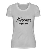 KARMA REGELT DAS - DAMEN T-SHIRT