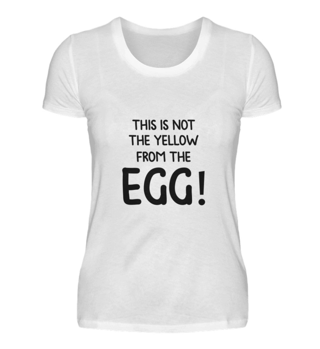 YELLOW FROM THE EGG - DAMEN T-SHIRT - Dufte Kluft