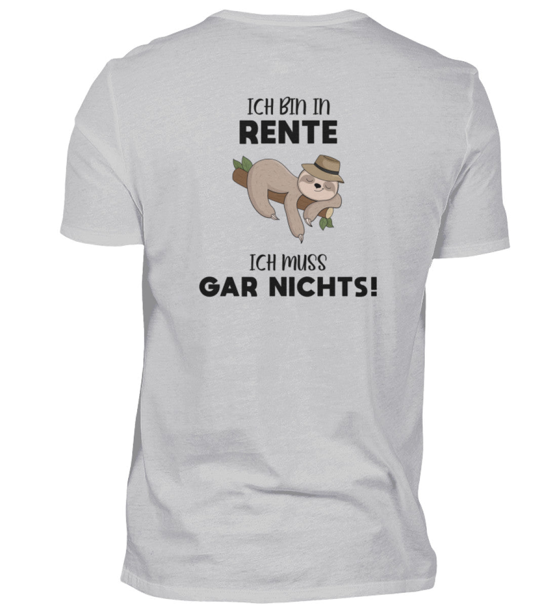 ICH MUSS GAR NICHTS - BACKPRINT HERREN T-SHIRT - Dufte Kluft