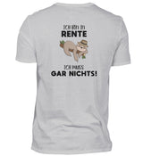 ICH MUSS GAR NICHTS - BACKPRINT HERREN T-SHIRT