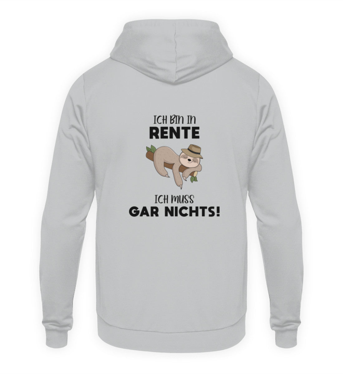 ICH MUSS GAR NICHTS - BACKPRINT HOODIE - Dufte Kluft
