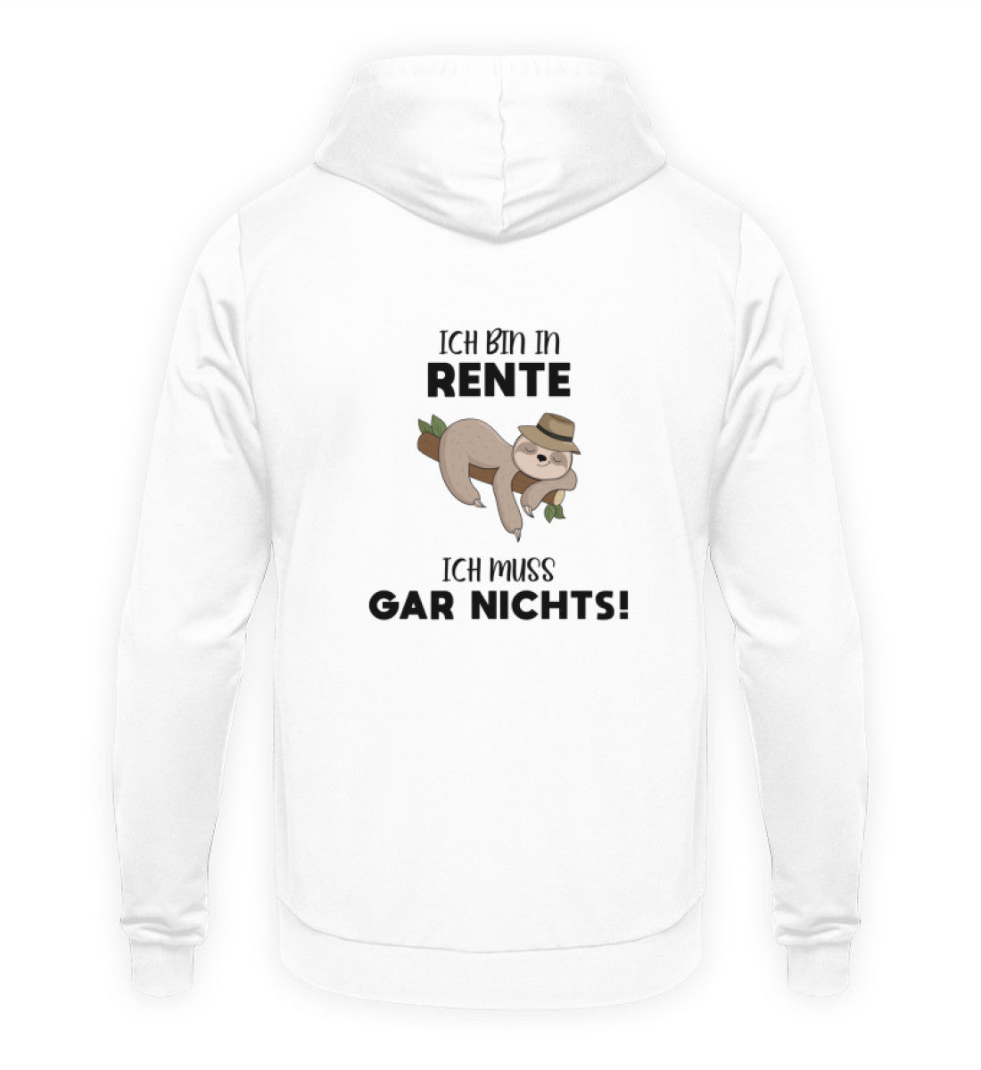 ICH MUSS GAR NICHTS - BACKPRINT HOODIE - Dufte Kluft