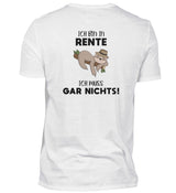 ICH MUSS GAR NICHTS - BACKPRINT HERREN T-SHIRT