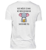 SAUFEN - BACKPRINT HERREN T-SHIRT