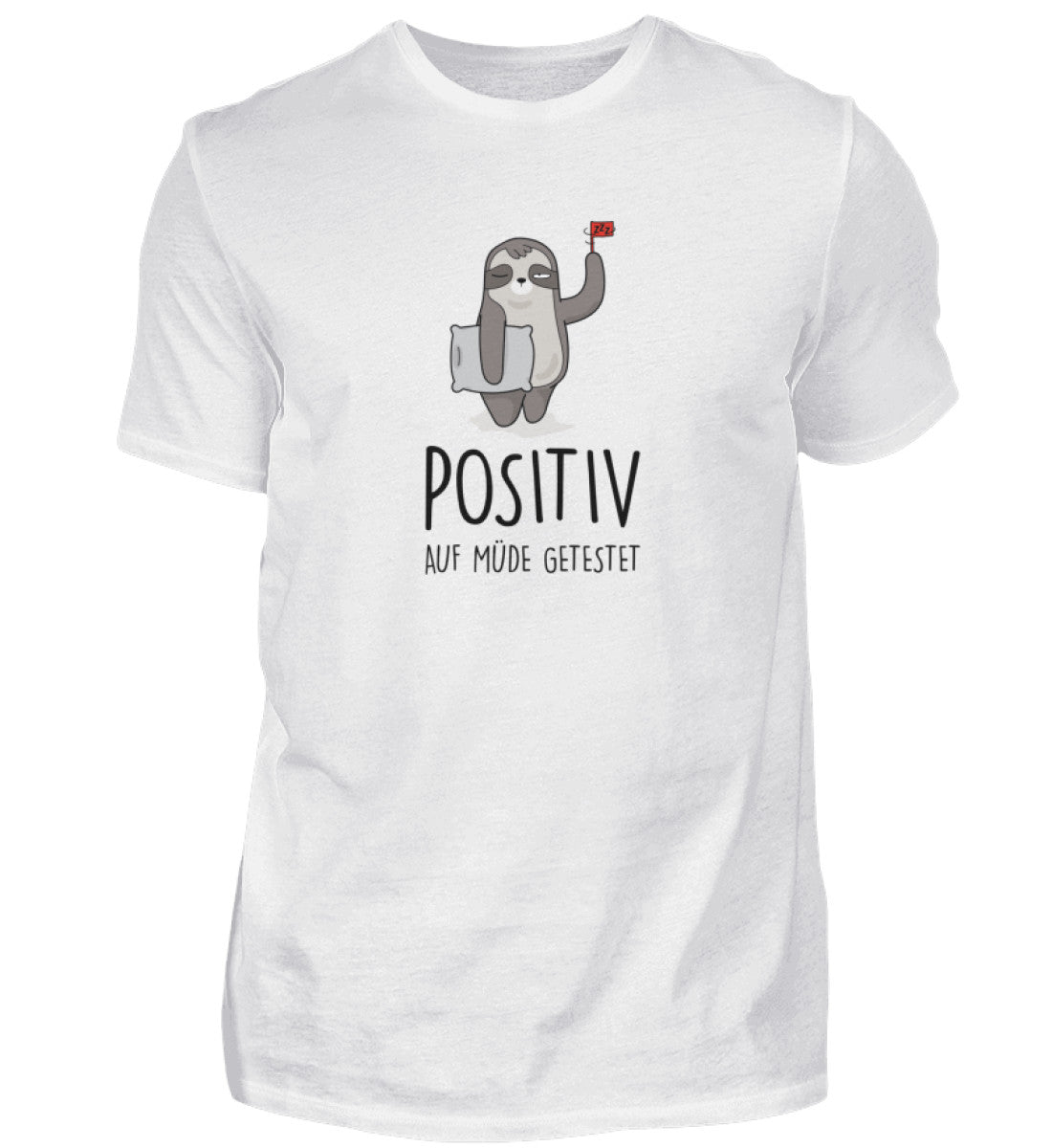 POSITIV AUF MÜDE GETESTET - HERREN T-SHIRT - Dufte Kluft
