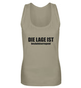 DIE LAGE IST BESÄUFNISERREGEND - DAMEN TANKTOP