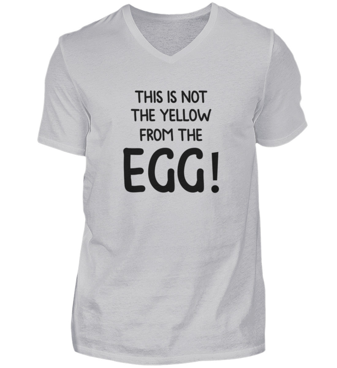 YELLOW FROM THE EGG - HERREN V-NECK SHIRT - Dufte Kluft