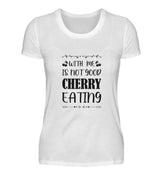CHERRY EATING - DAMEN T-SHIRT