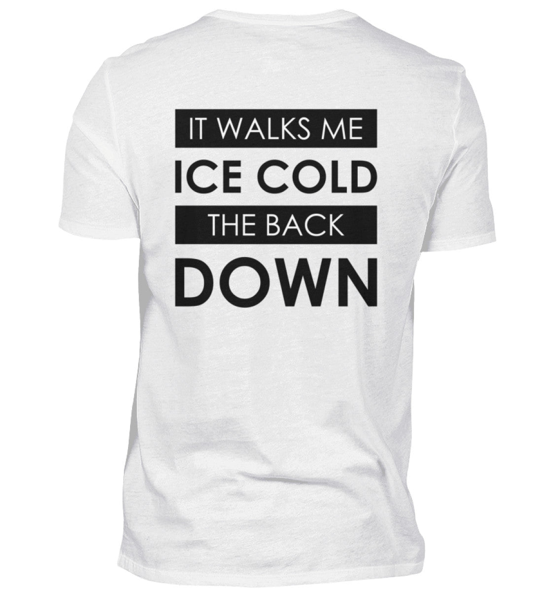 ICE COLD - BACKPRINT HERREN T-SHIRT - Dufte Kluft