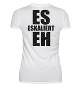 ES ESKALIERT EH - BACKPRINT DAMEN V-NECK SHIRT