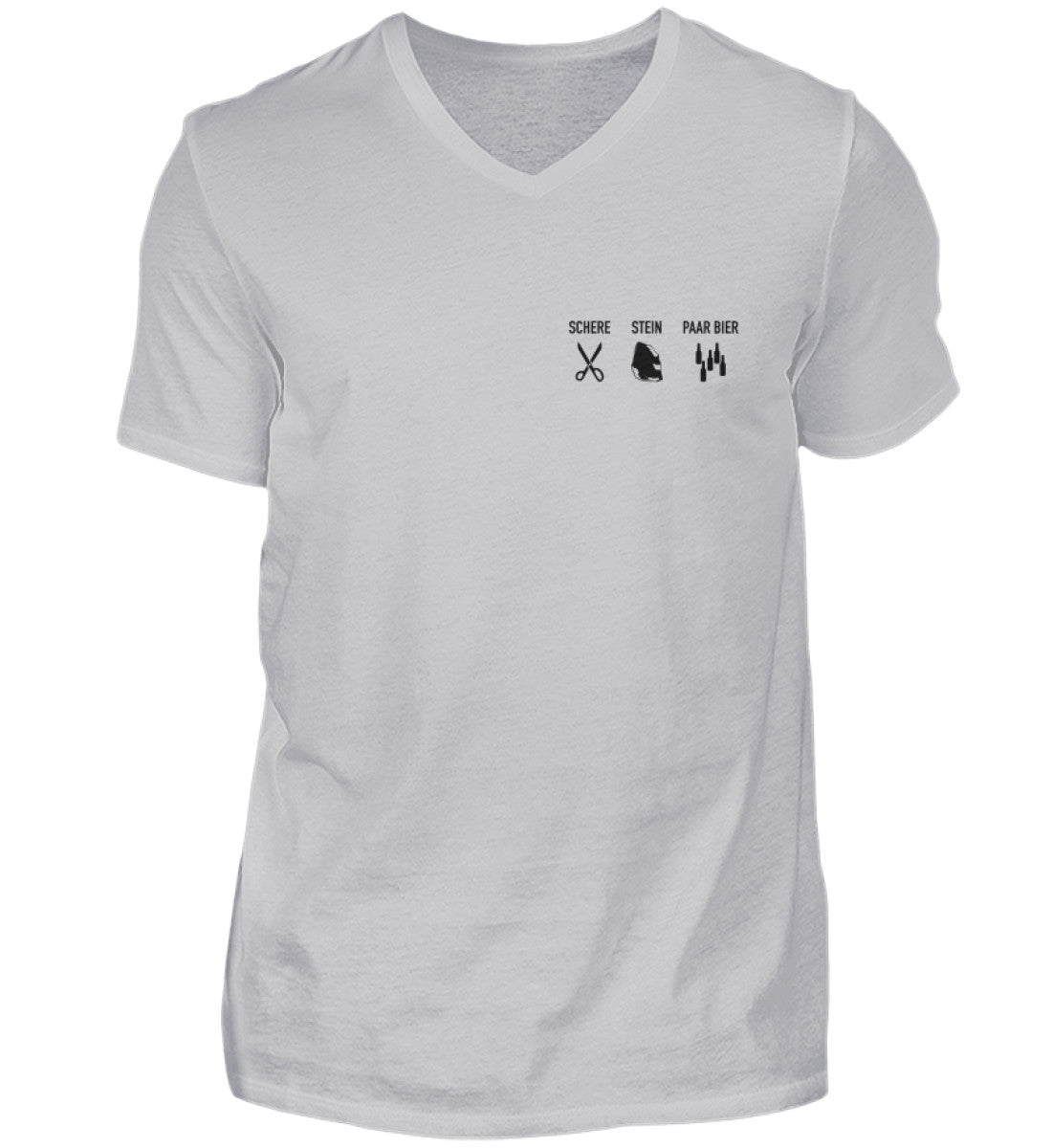 PAAR BIER - HERREN V-NECK SHIRT - Dufte Kluft