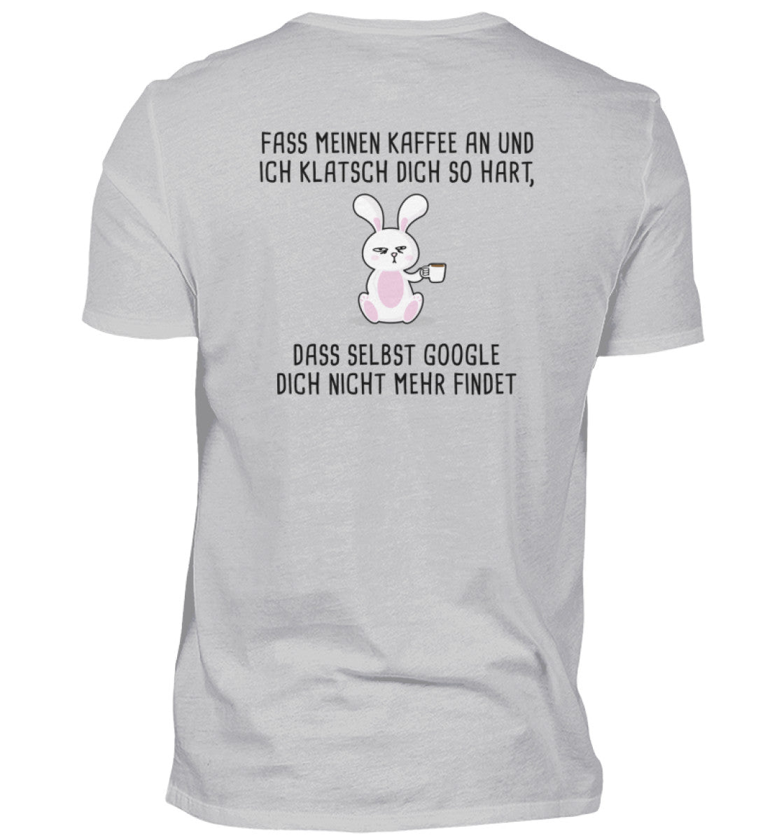 KAFFEE - BACKPRINT HERREN V-NECK SHIRT