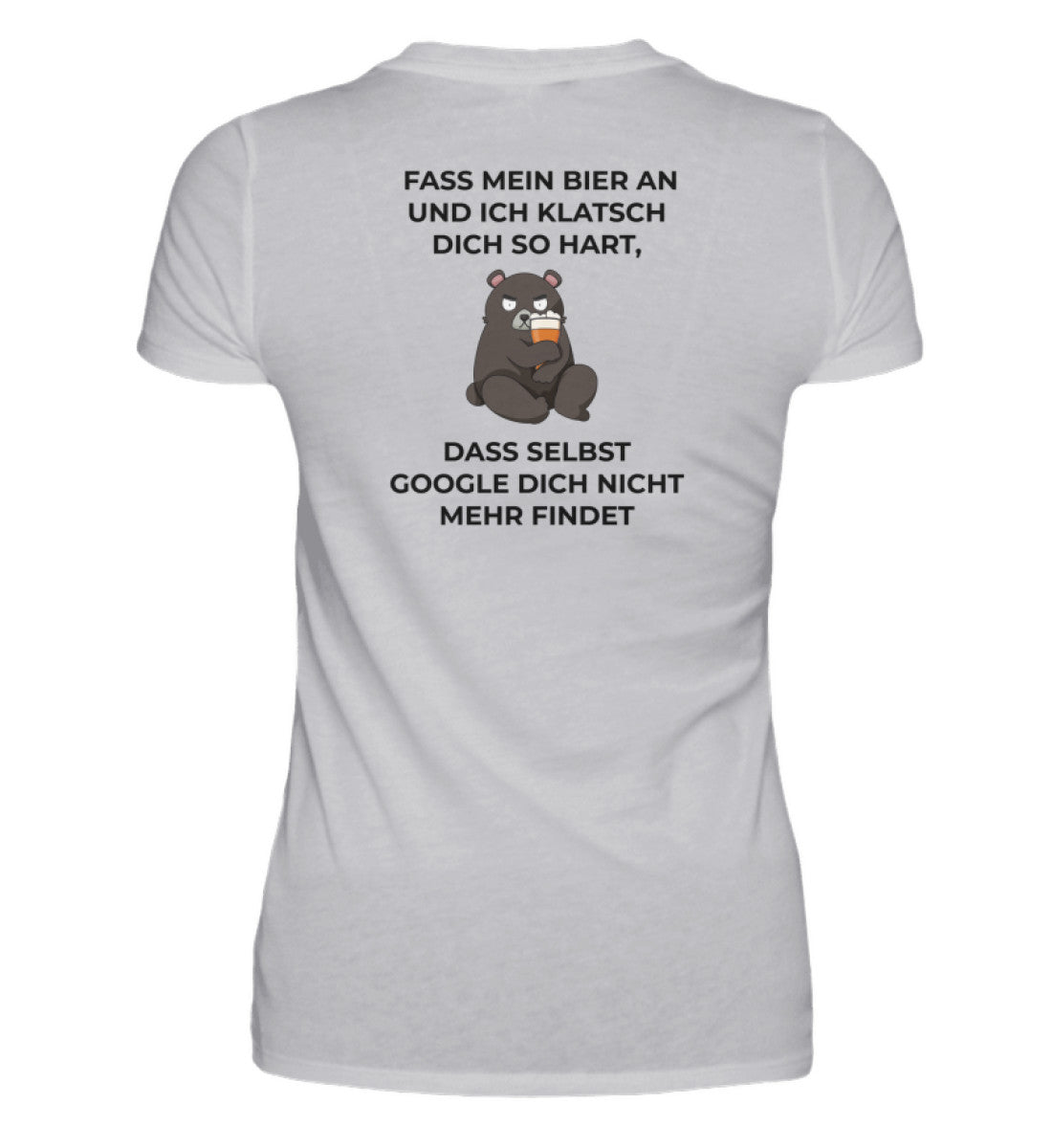 BIER - BACKPRINT DAMEN T-SHIRT