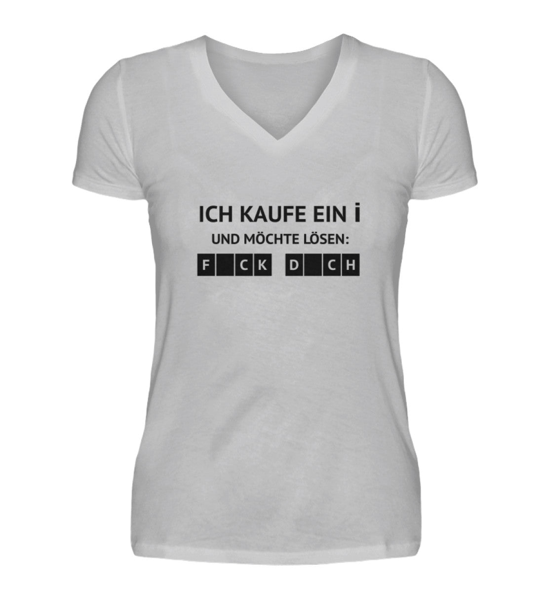 ICH KAUFE EIN I - DAMEN V-NECK SHIRT