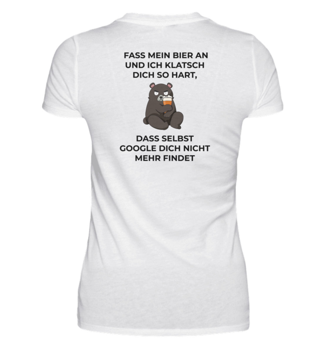 BIER - BACKPRINT DAMEN T-SHIRT