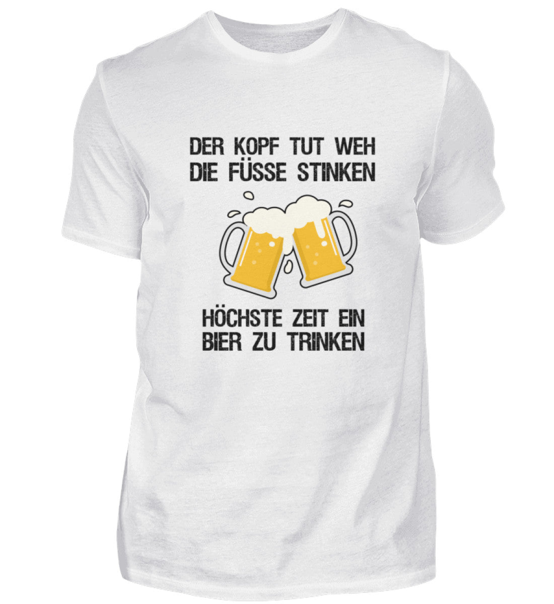 DER KOPF TUT WEH - HERREN T-SHIRT - Dufte Kluft