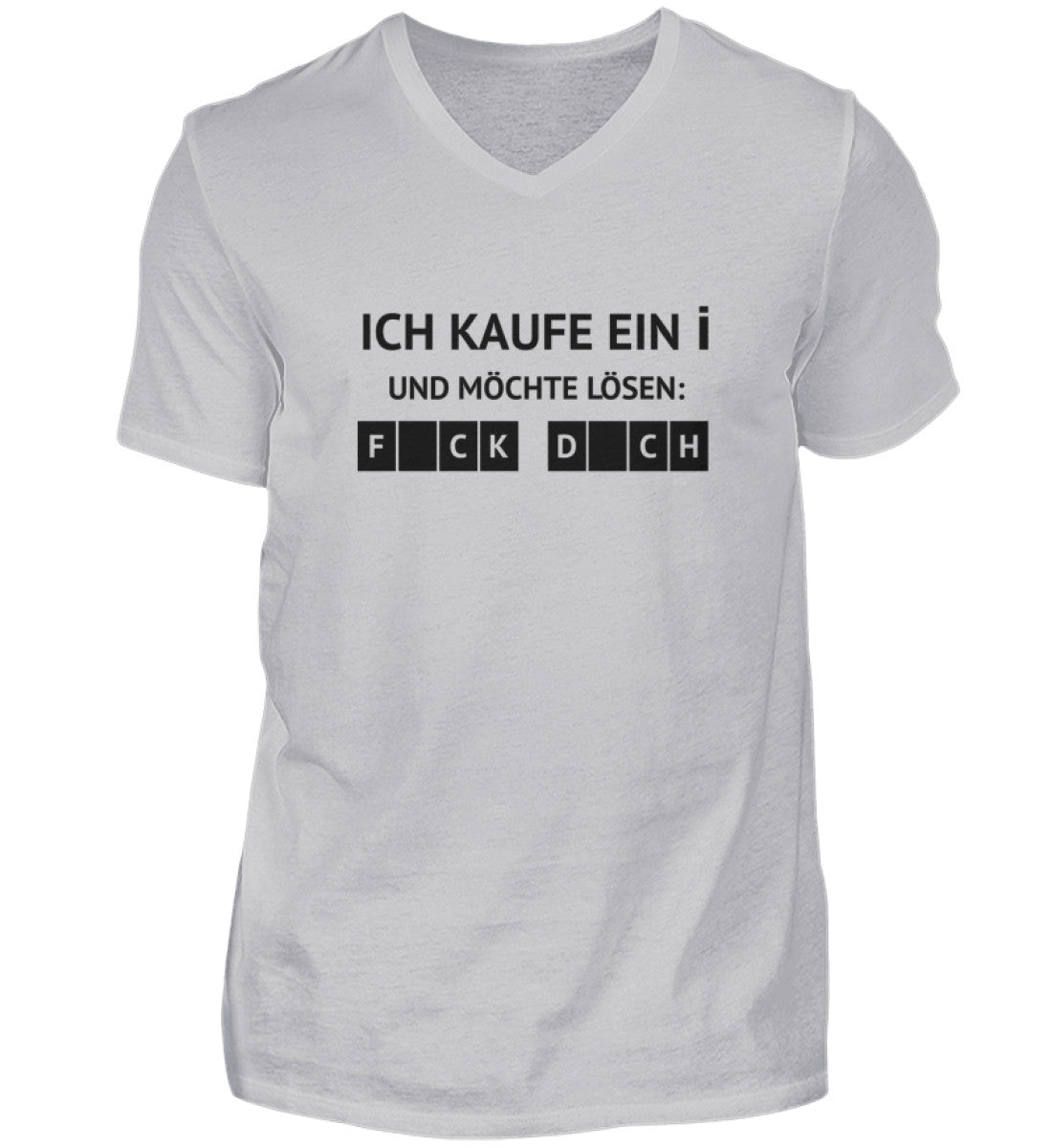 ICH KAUFE EIN I - HERREN V-NECK SHIRT - Dufte Kluft