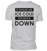 ICE COLD - BACKPRINT HERREN V-NECK SHIRT