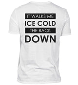 ICE COLD - BACKPRINT HERREN V-NECK SHIRT