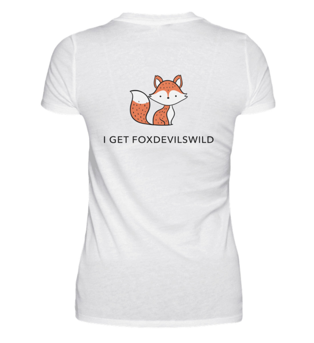 FOXDEVILSWILD - BACKPRINT DAMEN T-SHIRT - Dufte Kluft