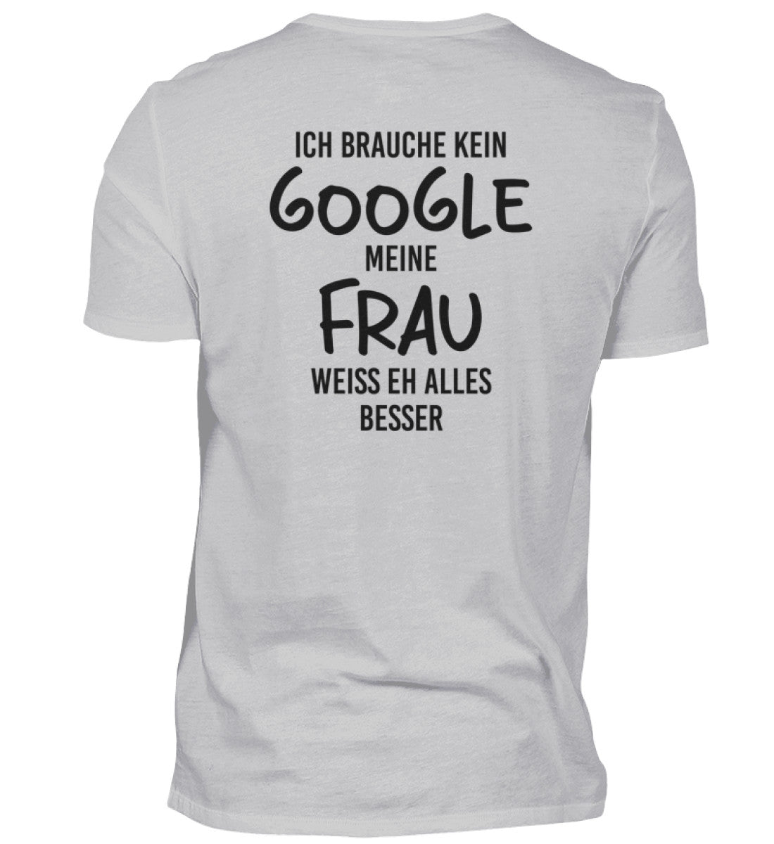 MEINE FRAU - BACKPRINT HERREN T-SHIRT - Dufte Kluft