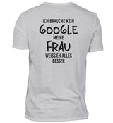 MEINE FRAU - BACKPRINT HERREN T-SHIRT