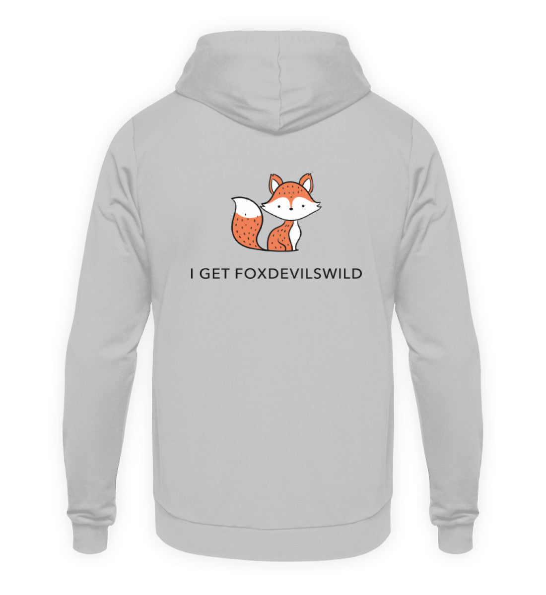 FOXDEVILSWILD - BACKPRINT HOODIE - Dufte Kluft