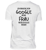 MEINE FRAU - BACKPRINT HERREN T-SHIRT