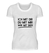 WIR MIT BIER - DAMEN T-SHIRT