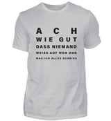 ACH WIE GUT - HERREN T-SHIRT - Dufte Kluft