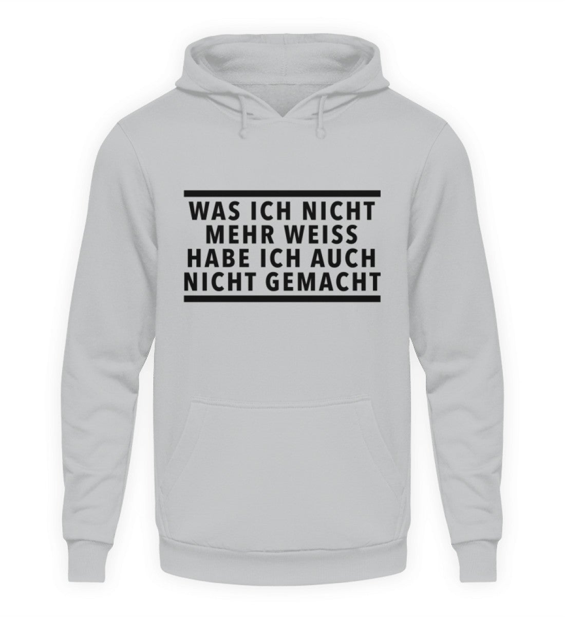 WAS ICH NICHT MEHR WEISS - HOODIE - Dufte Kluft