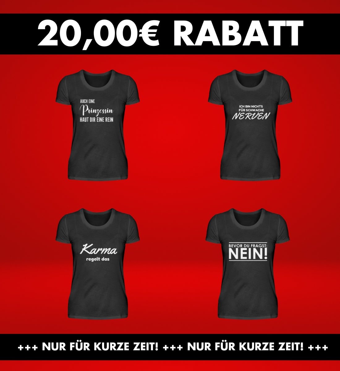 DAMEN T-SHIRT BUNDLE ERSTELLEN - Dufte Kluft