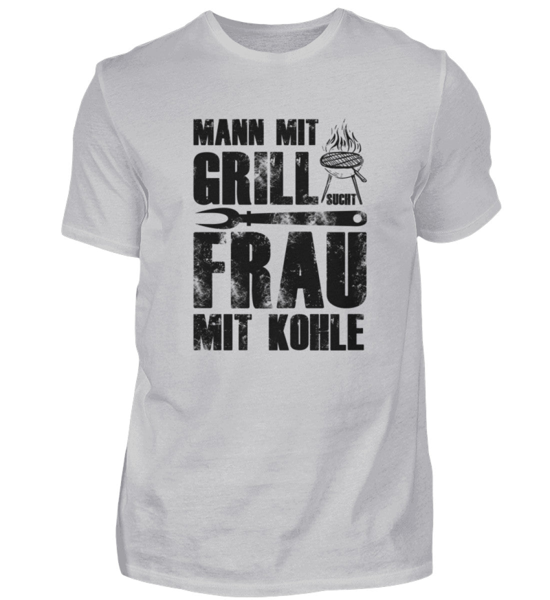 MANN MIT GRILL - HERREN T-SHIRT - Dufte Kluft