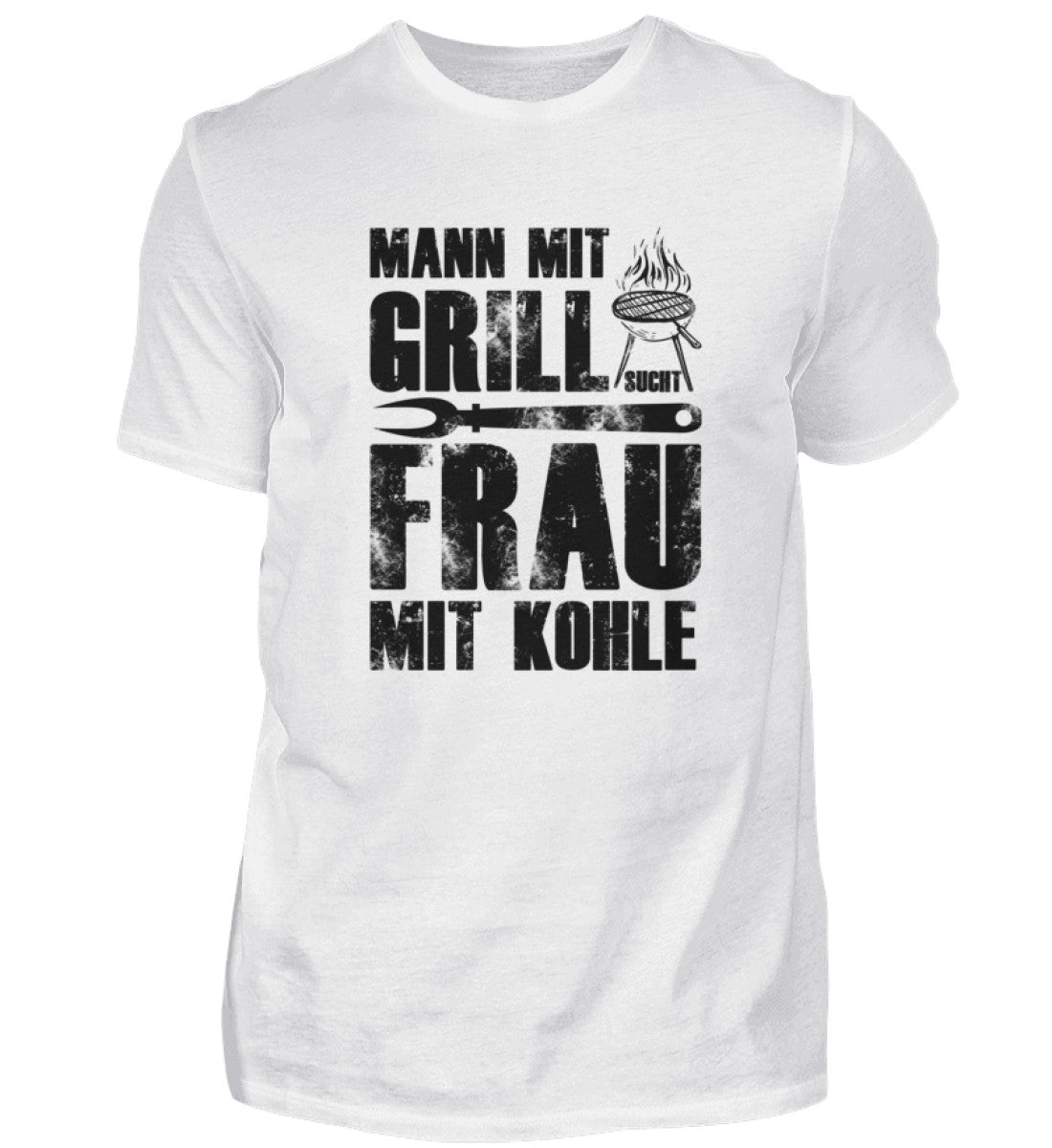 MANN MIT GRILL - HERREN T-SHIRT - Dufte Kluft